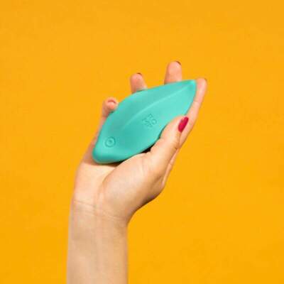 ROMP - WAVE VIBRATOR CLITORAL STIMULATOR ERGONOMIC SHAPE AQUA GREEN