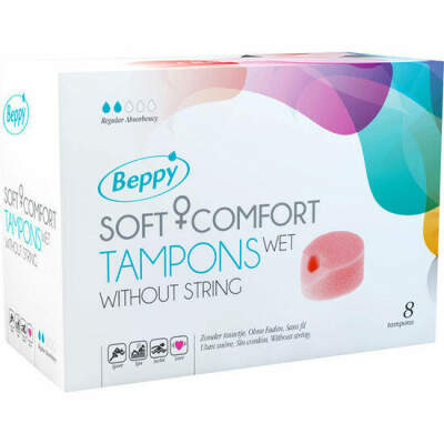 DML-D-219521-BEPPY - SOFT COMFORT TAMPONS WET 8 UNITS