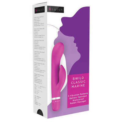 DML-D-202532-B SWISH - BWILD CLASSIC MARINE RABBIT VIBRATOR CERISE
