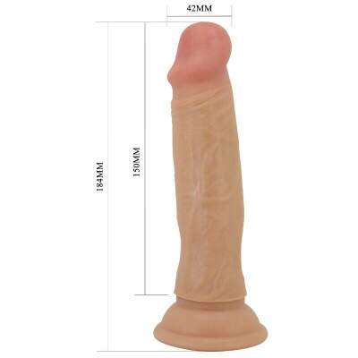 PRETTY LOVE - QUENTIN REALISTIC DILDO 18 CM FLESH