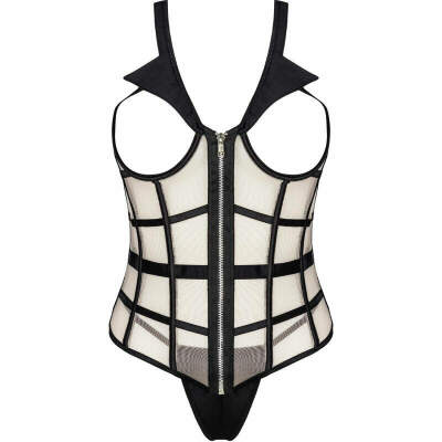 LIVCO CORSETTI FASHION - LAURA LC 20215 CORSET + THONG L/XL