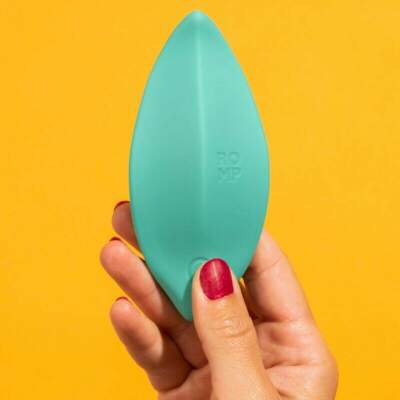 ROMP - WAVE VIBRATOR CLITORAL STIMULATOR ERGONOMIC SHAPE AQUA GREEN