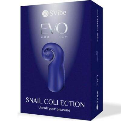 SNAIL VIBE - EVO FOR HIM MALE MASTURBATOR SLIDE NROLL DARK BLUE