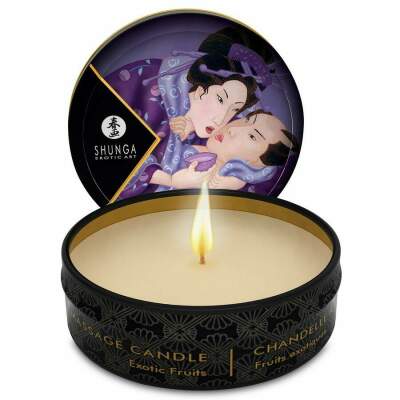 DML-D-202765-SHUNGA - MINI CARESS BY CANDELIGHT EXOTIC FRUITS MASSAGE CANDLE 30 ML