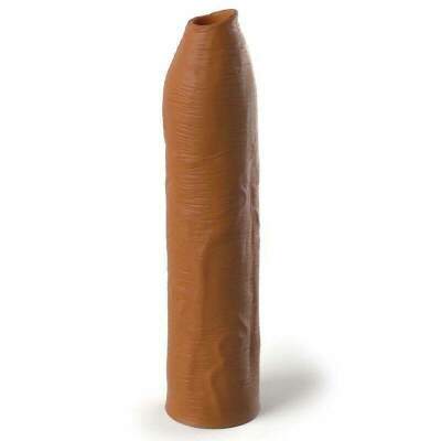 DML-D-233125-FANTASY X- TENSIONS - PIPEDREAMS EXTENSION SLEEVE UNCUT 17,78 CM CARAMEL