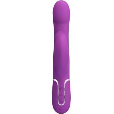 PRETTY LOVE - 4 IN 1 MULTIFUNCTION VIBRATOR & STIMULATOR PURPLE