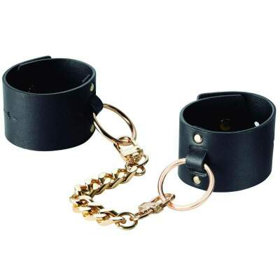 DML-D-213783-BIJOUX INDISCRETS MAZE - WIDE CUFFS BLACK