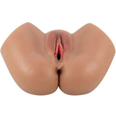 CRAZY BULL - HAILEY VIBRATOR BUTT WITH REALISTIC VAGINA AND ANUS CONTROL REMOTO