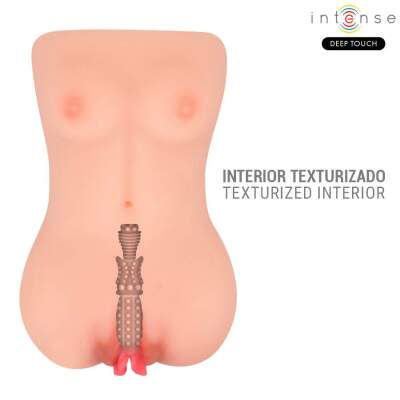 INTENSE DEEP TOUCH - CATHERINE VIBRATOR & SUCTION MASTURBATOR WITH VOICE