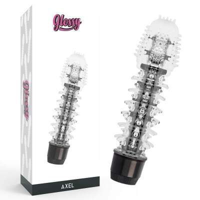 DML-D-221094-GLOSSY - AXEL VIBRADOR NEGRO