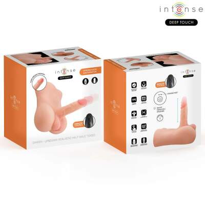 INTENSE DEEP TOUCH - DAMIEN TORSO WITH REALISTIC DILDO WITH PUSHING AND VIBRATION REMOTE CONTROL 3.5 KG