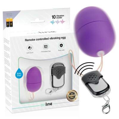 DML-D-230526-ONLINE - REMOTE CONTROL VIBRATING EGG S PURPLE
