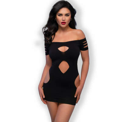 DML-D-239066-CHILIROSE - CR 4671 DRESS BLACK S/M