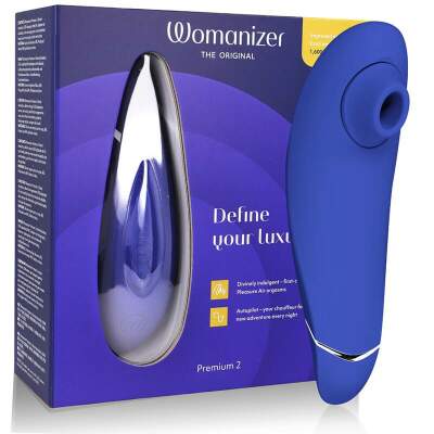 DML-D-235674-WOMANIZER - PREMIUM 2 CLITORAL STIMULATOR BLUEBERRY
