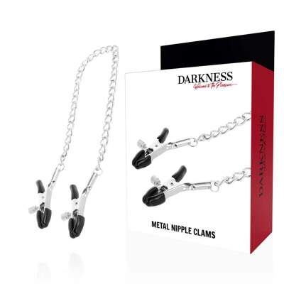 DML-D-221237-DARKNESS - ADJUSTABLE NIPPLE CLAMPS METAL