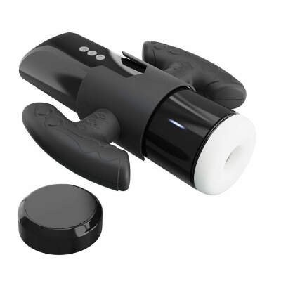 PRETTY LOVE - LARISSA SUCTION MASTURBATOR WITH VIBRATION + SUPPORT