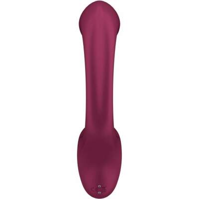 SATISFYER - G FOR GODDESS 2 RABBIT VIBRATOR BOTTLE BORDEAUX