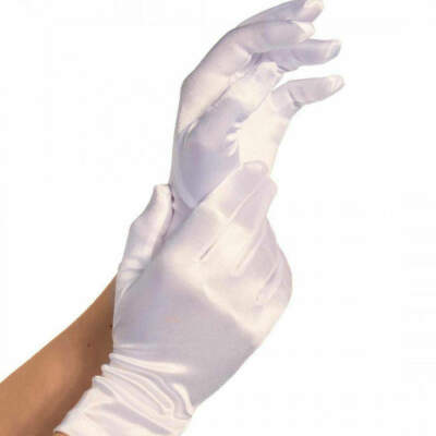 DML-D-218065-LEG AVENUE - GUANTES SATIN BLANCO