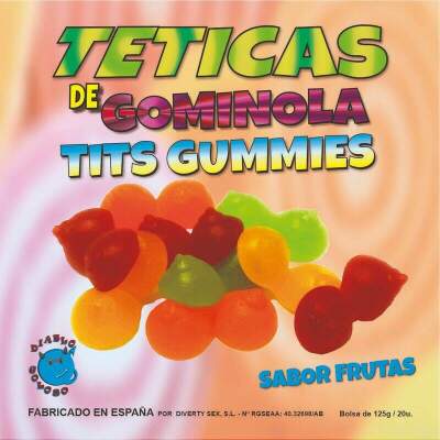 DML-D-234677-DIABLO GOLOSO - ASSORTED GLOSSY GUMMY Teats