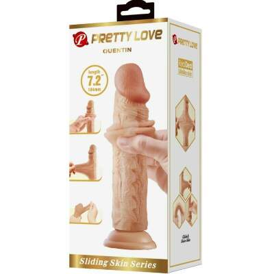 PRETTY LOVE - QUENTIN REALISTIC DILDO 18 CM FLESH