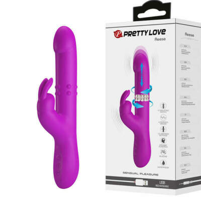DML-D-234972-PRETTY LOVE - REESE VIBRADOR CON ROTACIÓN MORADO