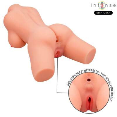 INTENSE DEEP TOUCH - JESSE TORSO DOUBLE VAGINA & ANO MASTURBATOR