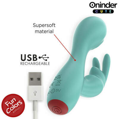 ONINDER CUTE - LOVE BUNNY G-SPOT CLITORAL VIBRATOR - FREE WORLDWIDE APP