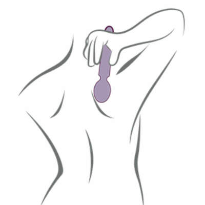 ROCKS- OFF - ORIEL FLEXIBLE WAND VIBRATOR FUCHSIA