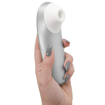 WOMANIZER - PRO VIBRANT CLITORAL STIMULATOR SILVER GREY