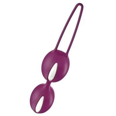 DML-D-233481-FUN FACTORY - SMARTBALLS DUO BOLAS PELVICAS BLANCO/UVA