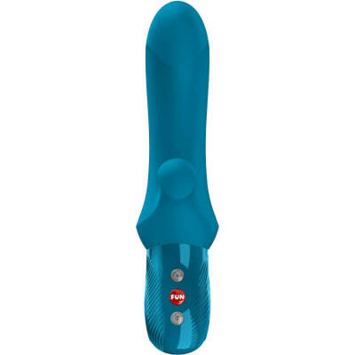 FUN FACTORY - BI STRONIC CURVE THRUSTING RABBIT PULSATORS AQUAMARINE