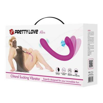 PRETTY LOVE - ALEX LILAC VIBRATOR AND CLITORAL SUCKER