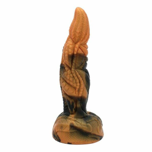 POWER MONSTERS - TYRANNOSAURUS BICOLOR FANTASY SILICONE DILDO 20.5 CM &Oslash; 5 CM
