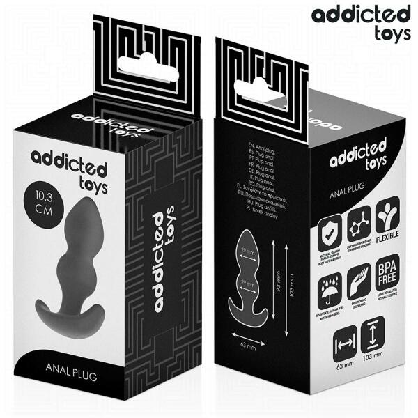 ADDICTED TOYS - ANAL PLUG SILICONE SIZE S 10.3 CM
