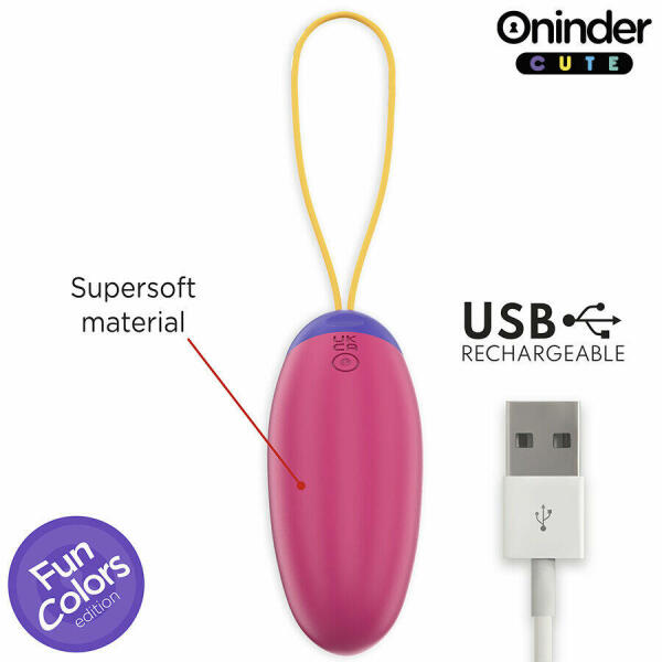 ONINDER CUTE - LOVE PLEASURE VIBRO-WAVE TAPPING SILICONE EGG - FREE GLOBAL APP