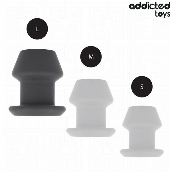 ADDICTED TOYS - EXTREME HOLLOW ANAL PLUG SILICONE SIZE L 10.4 CM