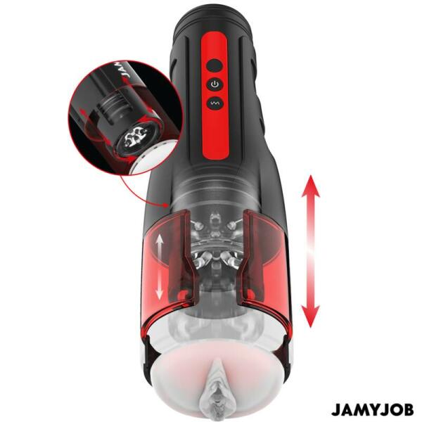 JAMYJOB - CYCLONE AUTOMATIC VAGINA MASTURBATOR 10 ROTATION AND THRUST MODES
