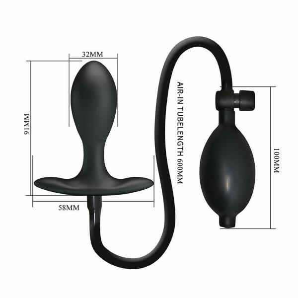 MR PLAY - ADJUSTABLE INFLATABLE ANAL PLUG