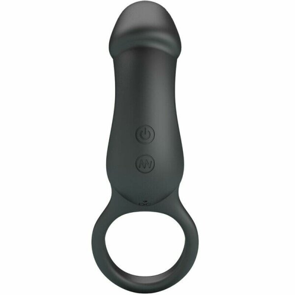 PRETTY LOVE - TRAE RING & VIBRATOR BLACK