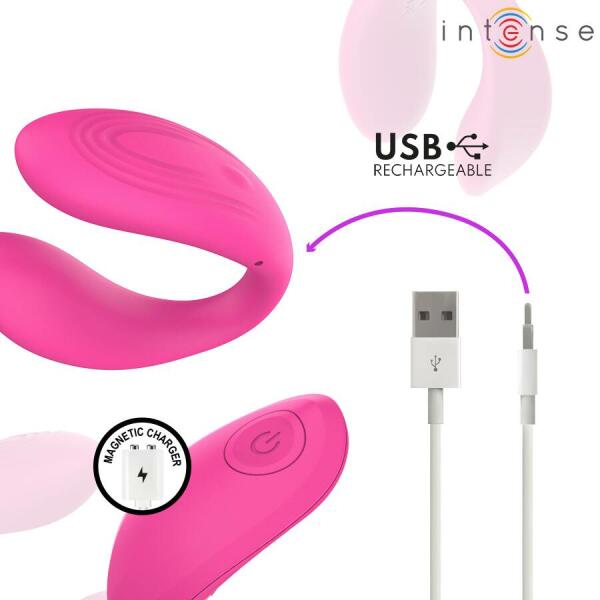 INTENSE - NORA VIBRATING CLAMP STIMULATOR PINK