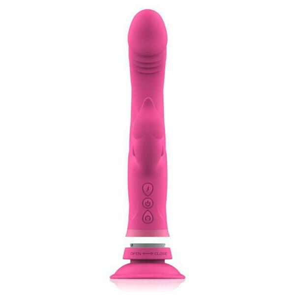 INTENSE - JULIO VIBRADOR RABBIT SILICONA ROSA