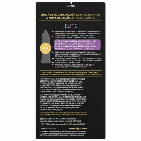 SKYN - ELITE ULTRA-THIN CONDOMS 10 UNITS