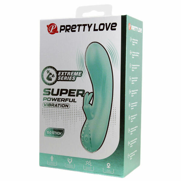 PRETTY LOVE - DJ STICK G-SPOT TURQUOISE VIBRATOR
