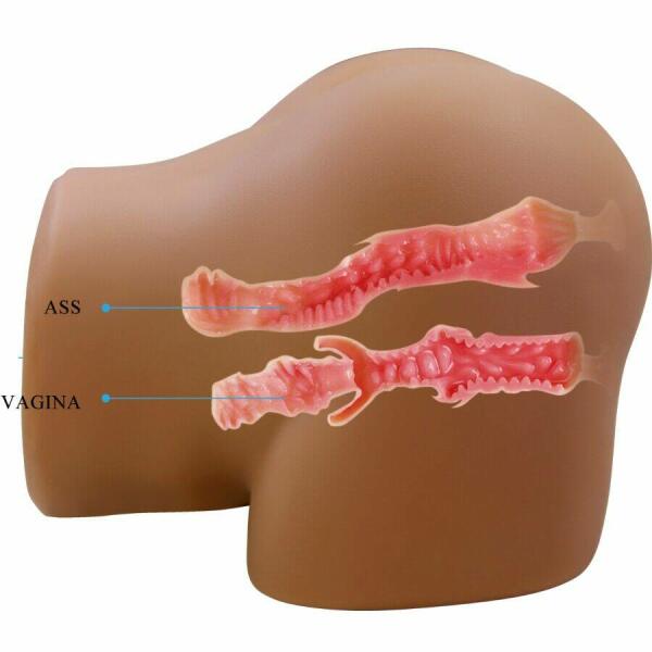 CRAZY BULL - GERIANN REALISTIC FEMALE BUTT VIBRATOR AND SUCKER WITH SOUND 5.5 KG