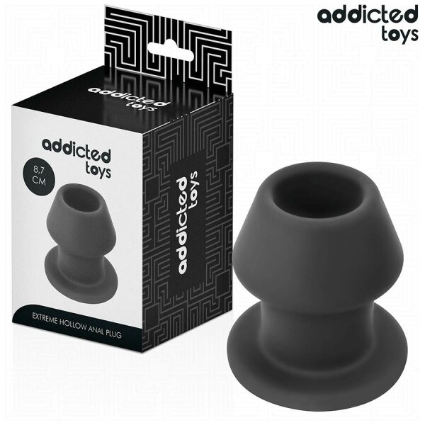 ADDICTED TOYS - EXTREME HOLLOW ANAL PLUG SILICONE SIZE M 8.7 CM