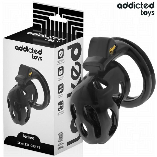 ADDICTED TOYS LOCKED - SEALED CRYPT PENIS CAGE 8 CM