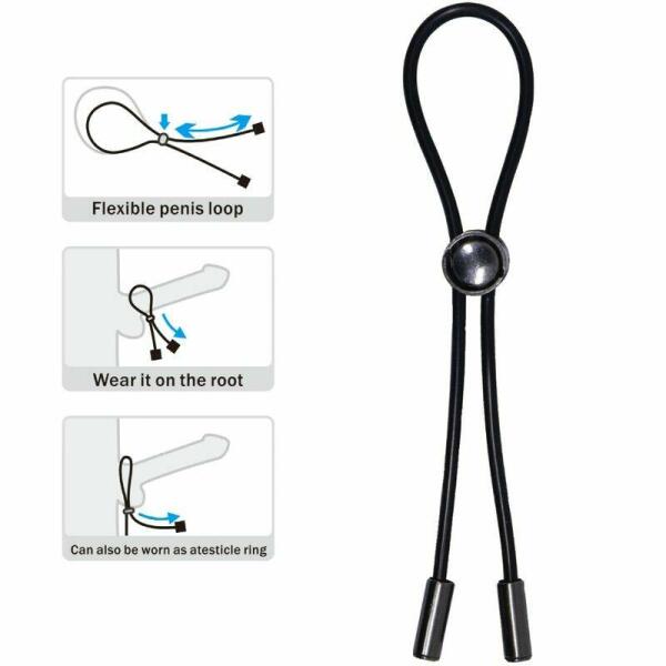 PRETTY LOVE - CORD PENIS RING AND TESTICLES