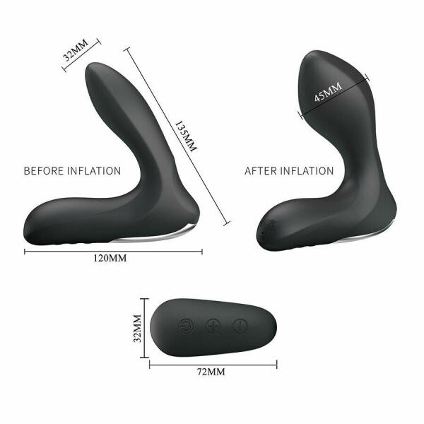 MR PLAY - PROSTATE MASSAGER WITH VIBRATION REMOTE CONTROL