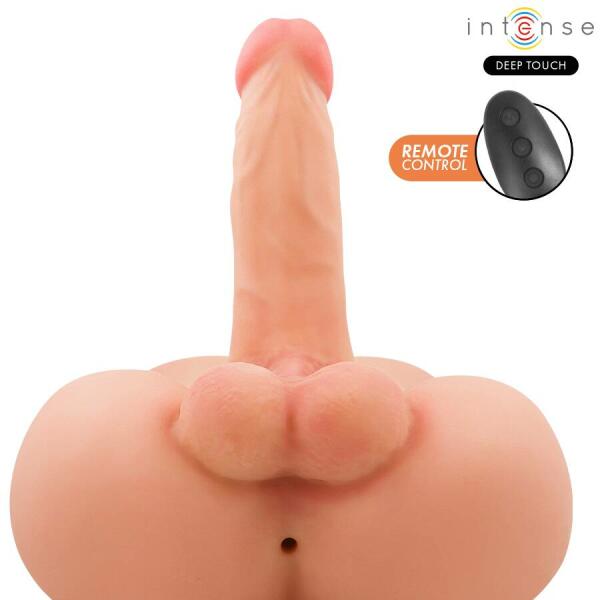 INTENSE DEEP TOUCH - DAMIEN TORSO WITH REALISTIC DILDO WITH PUSHING AND VIBRATION REMOTE CONTROL 3.5 KG