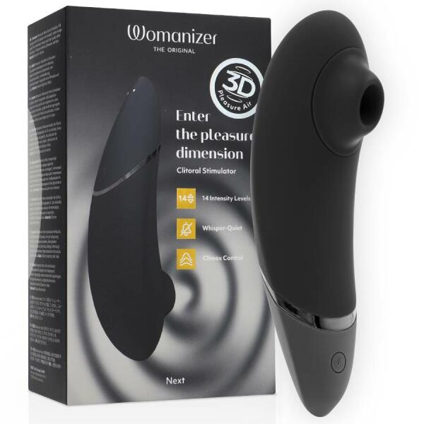 WOMANIZER - NEXT CLITORIAL STIMULATOR BLACK